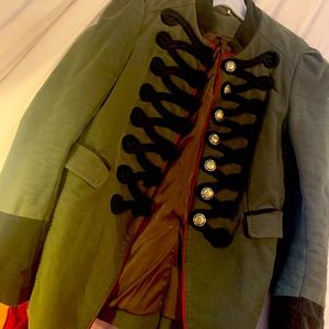 Free People Seamed and Structured Military Jacket